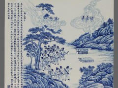 佛教青花瓷板画10