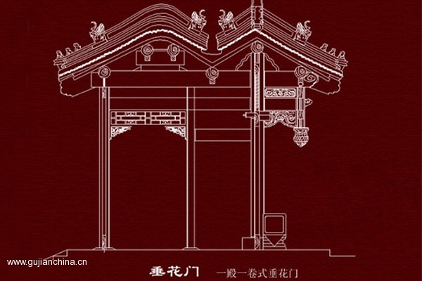  中国古建-垂花门4