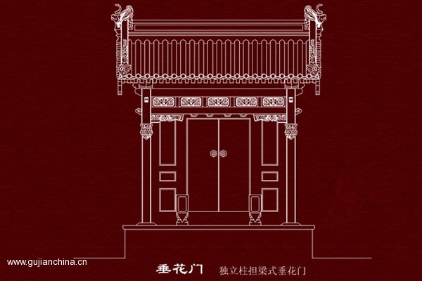  中国古建-垂花门7