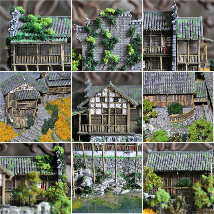 重庆吊脚楼 巴渝文化微缩 展览馆展厅摆件 酒店 会所 中式家居客厅摆件 旅游礼品图3