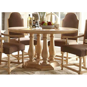 美式实木高档家用餐桌椅