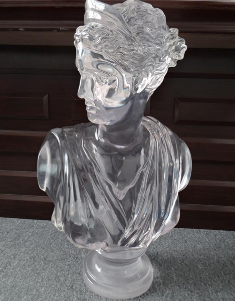 透明树脂工艺品 透明雕塑 透明摆件 透明树脂礼品--上海元素工艺品有限公司