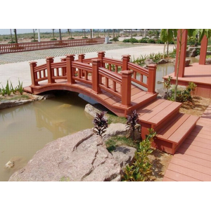 防腐木拱桥 花园景观木桥 进口防腐木小桥