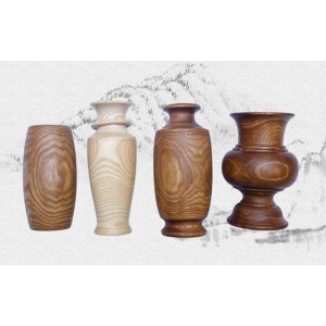 宝林木质工艺品木瓶 木罐各种规格实木花瓶