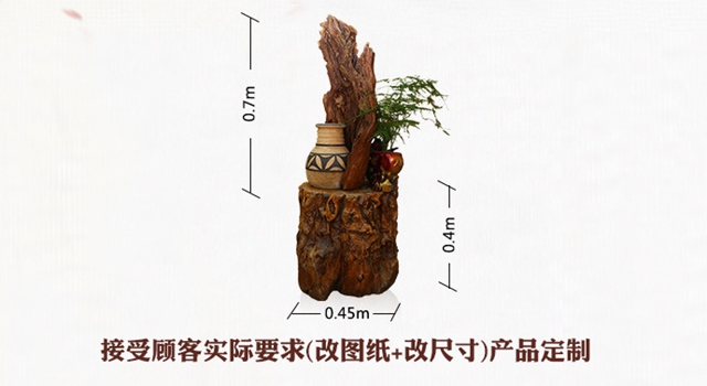 禅意加湿器 办公室静音空气加湿净化器 红樟木自然形成图2