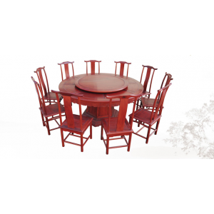 餐厅家具中式红木餐桌套装