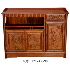 中式古典木雕茶水柜装饰柜系列
