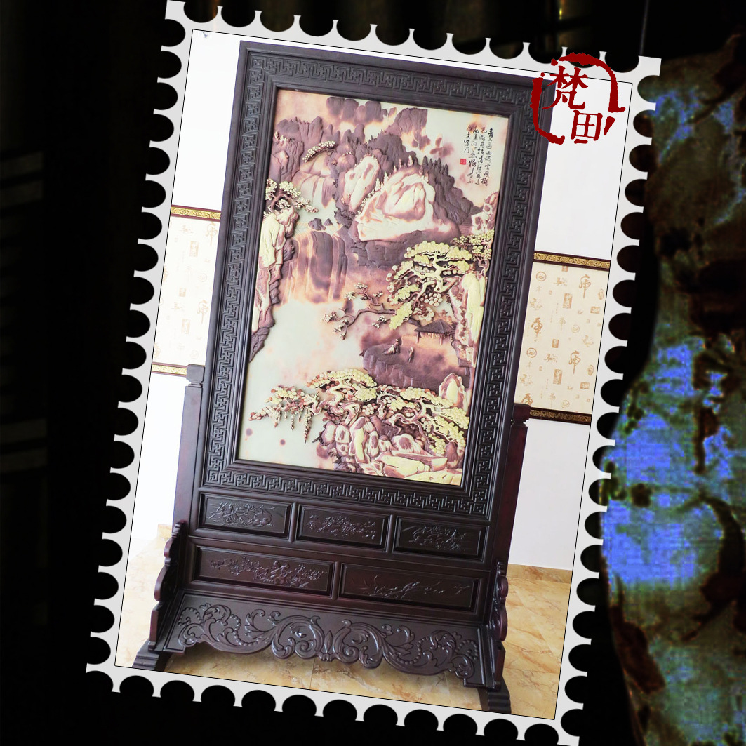 紫袍玉带石 画屏 坐观飞瀑--贵州梵之语实业有限公司