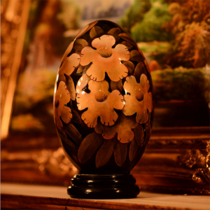 贵州传统漆器工艺礼品布胚非遗产品 脱胎花瓶磨漆蛋壳瓶 摆件