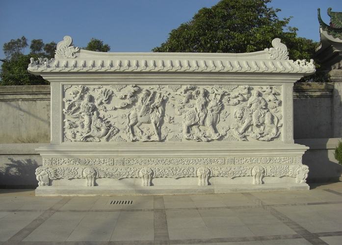大型高品质石雕壁画--白银德弘石雕厂