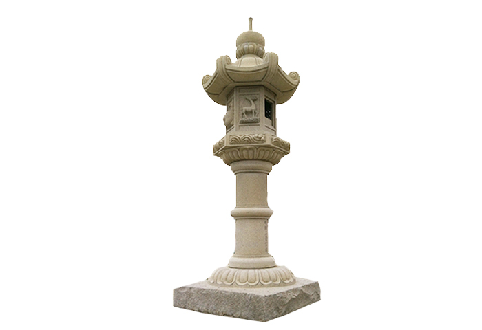 湖北品石石雕灯笼--湖北品石工艺石材制品有限公司