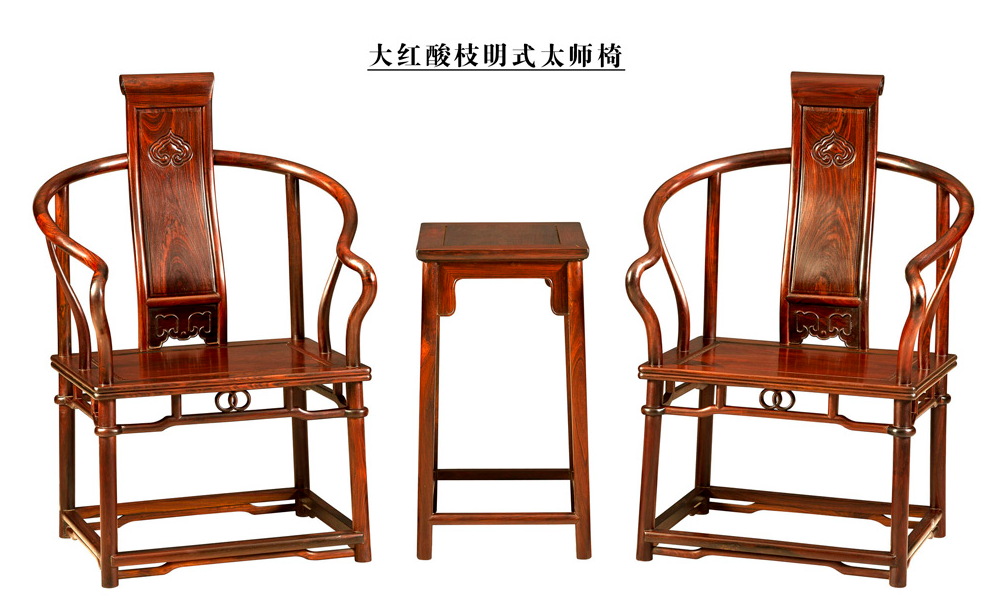 实木古典精致手工椅子套装系列图2