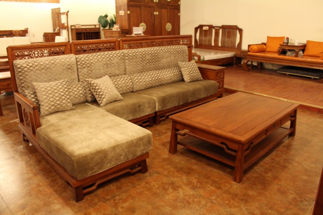 中式客厅沙发实木套装系列图2