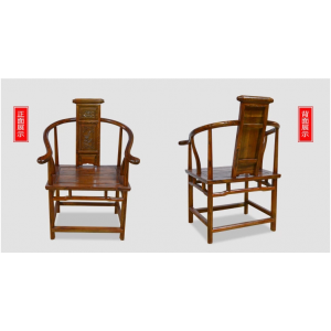 实木家具中式古典椅子靠背南榆木官帽椅圈椅办公围椅厂家批发
