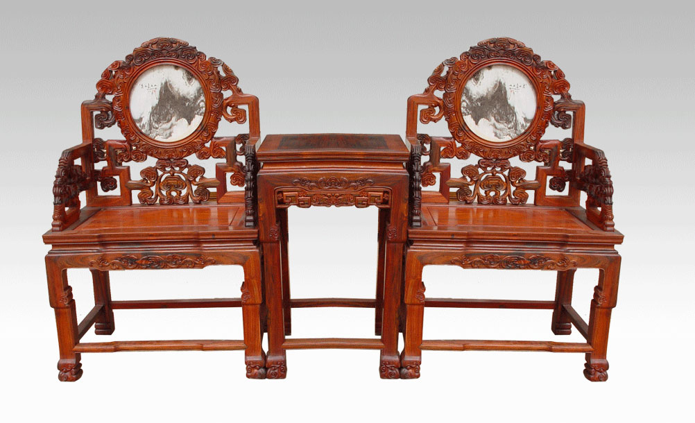 花梨紫檀实木精品中式椅凳套装系列--北京华鸿艺苑红木家具有限公司