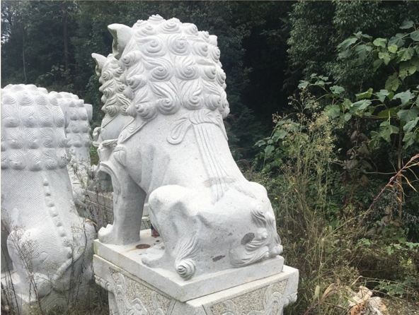 石雕狮子门口大气装饰摆件动物--湖南长沙湘欣石材 