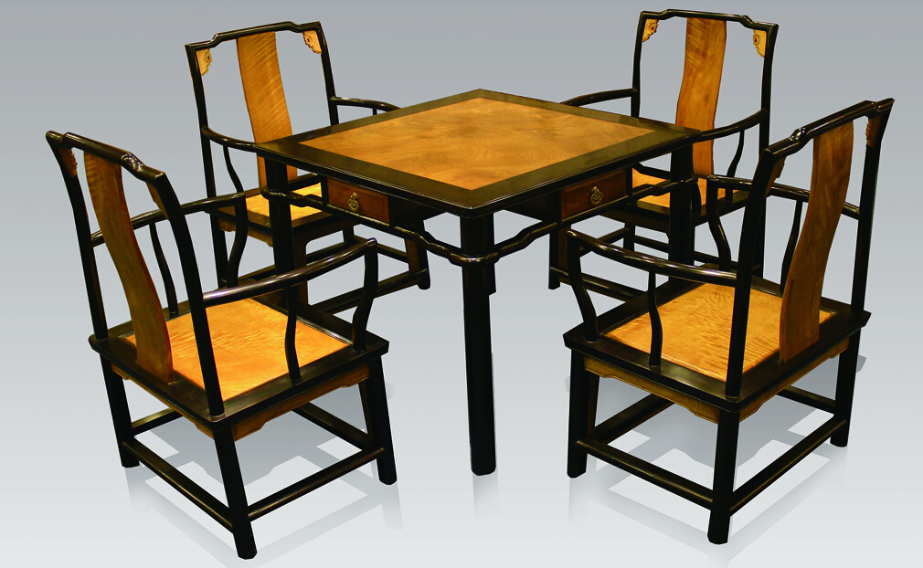 红木小四方桌休闲桌--湖南山水间家具有限公司
