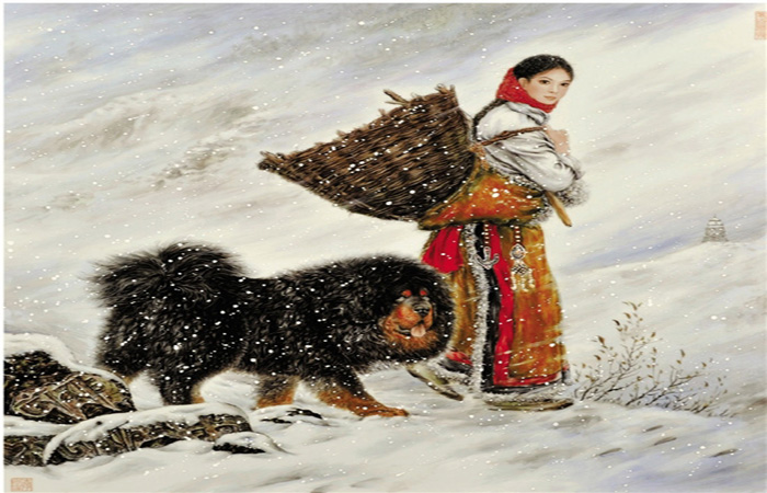 雪域格桑花——李尚春的瓷板画