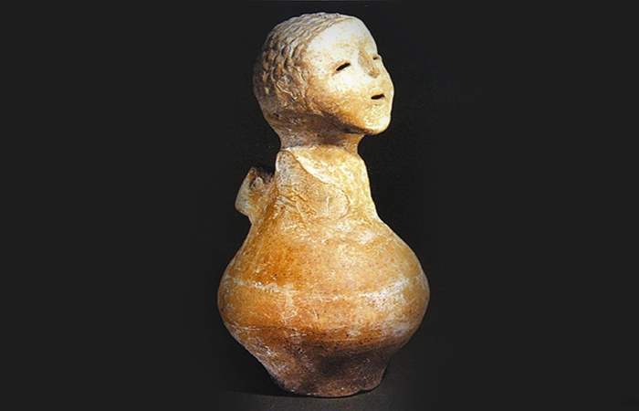 【国宝】红陶人头壶——仰韶文化的“活化石”