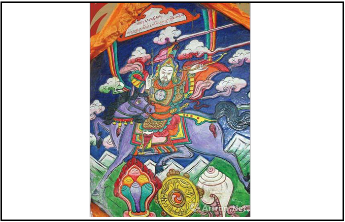 藏族美术工艺：格萨尔彩绘石刻