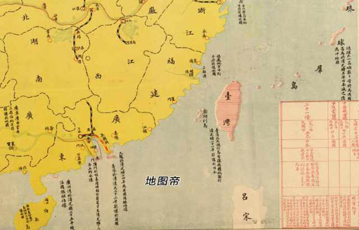 民国时期绘制的国耻地图，看看清朝丢失了多少领土（一）