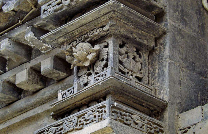古代传统建筑构件 墙头的美丽-墀头（chí tóu）