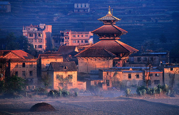 在尼泊尔这个很慵懒的地方，这些建筑很有历史！