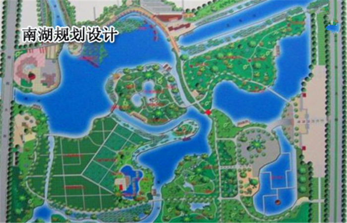 园林景观设计师朱育帆作品--沧州市南湖公园规划设计效果图5