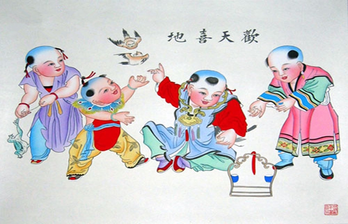 杨柳青木版年画霍庆有作品（一）