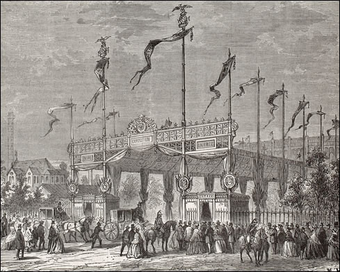 　1867年在巴黎举办的万国博览会盛况