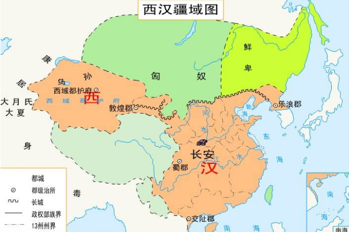 西汉末年割据地图图片