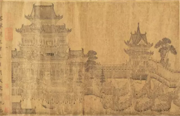 界画里的中国古建筑，千年淬炼的绝美华章！