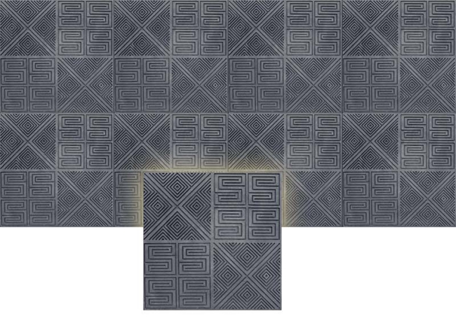 砖雕花板系列几何