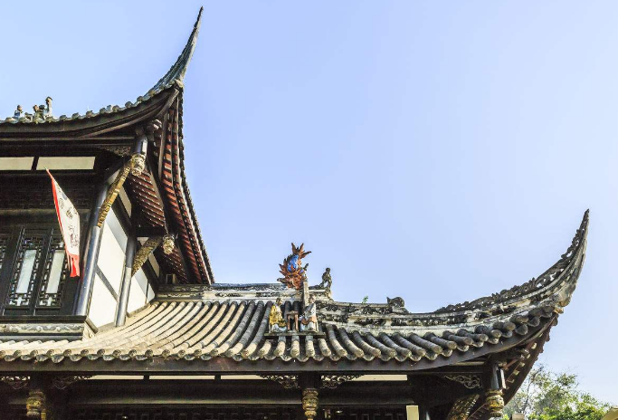 中国古建筑的屋脊曲线