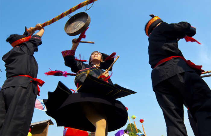 瑶族金锣舞：贺新春的祭祀舞蹈