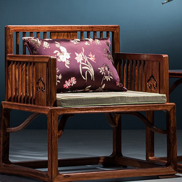 国标花梨属刺猬紫檀实木组合沙发现代新中明式家具图2