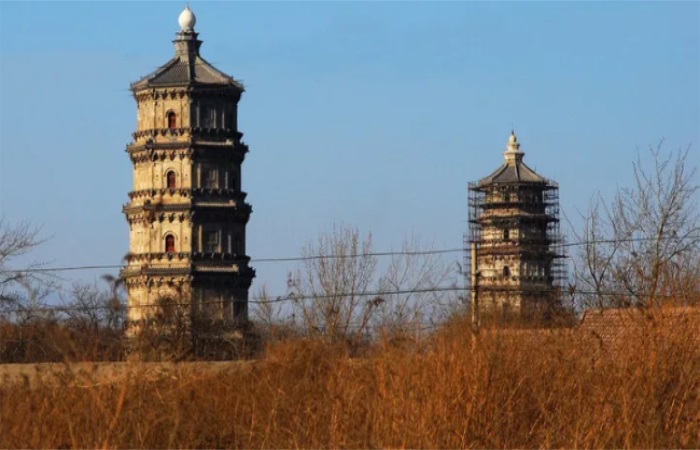 河北古建筑涿州双塔——千年的历史风云