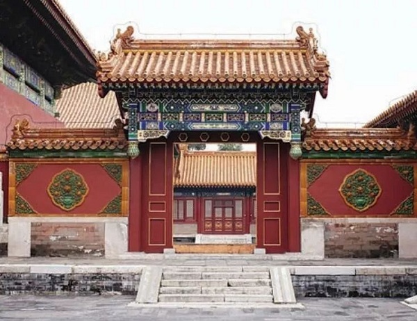 北京故宫垂花门