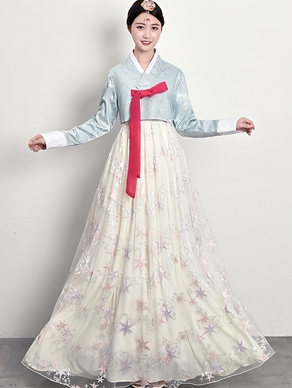 韩服女士韩国传统服饰宫廷结婚朝鲜民族--网店示范-产品示范