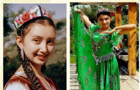 色彩丰富的维吾尔族服饰