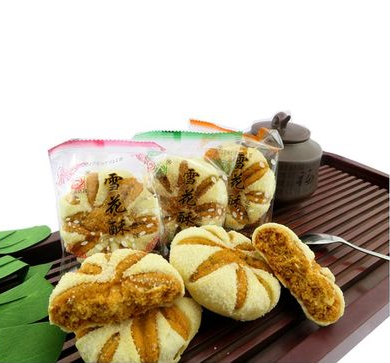 上海城隍庙特色小吃雪花酥 原味/花生/葱香多省包邮早餐传统名点--网店示范-产品示范